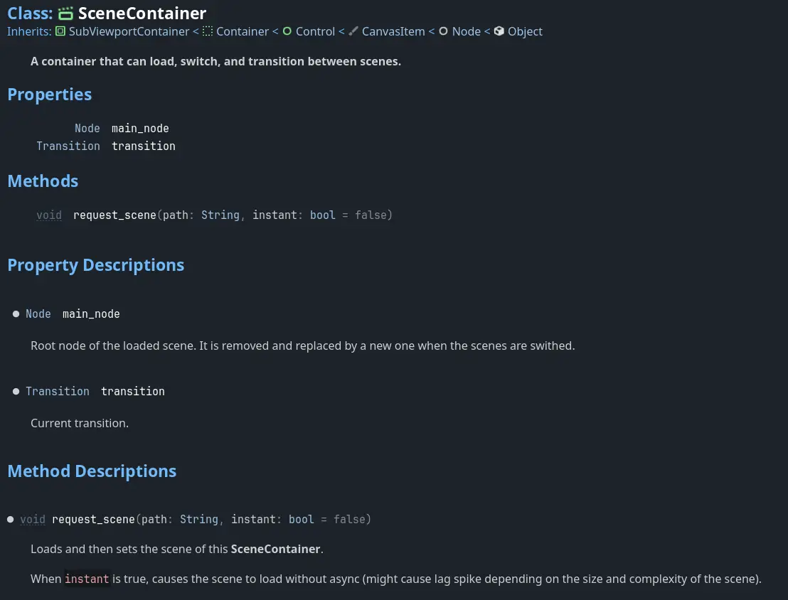 SceneContainer hero image