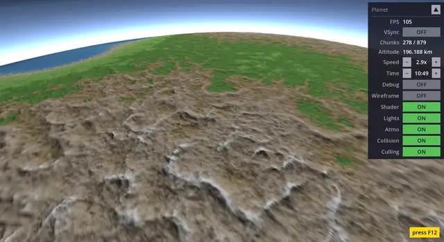 Procedural Planet - Chunked LOD thumbnail image