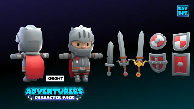 KayKit Character Pack : Adventurers thumbnail image