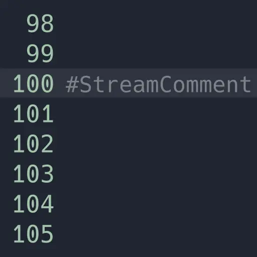 Stream Comment hero image