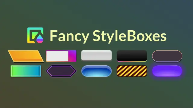 Fancy StyleBoxes preview image
