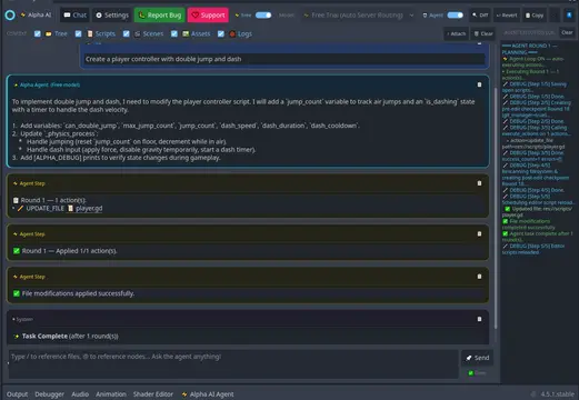 Alpha AI Agent for Godot thumbnail image
