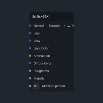 Visual Shader Schlick-GGX Light Model Node thumbnail image