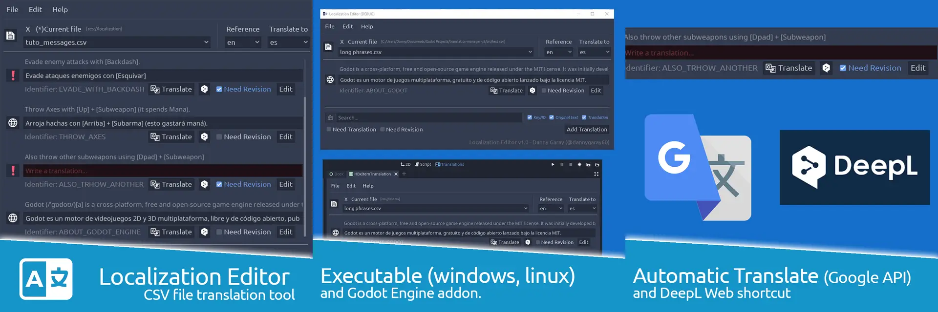 Localization Editor (CSV Translation files tool) hero image