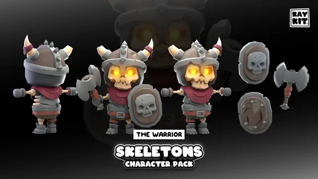 KayKit Character Pack: Skeletons thumbnail image