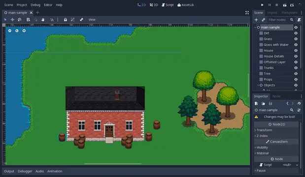 Tiled Map Importer for Godot 3 thumbnail image