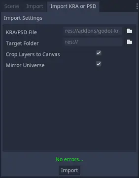 Godot KRA/PSD importer thumbnail image