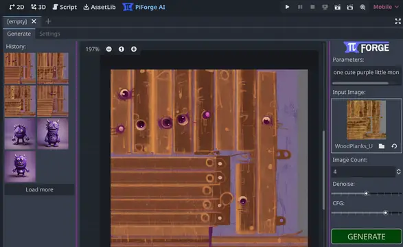 Piforge AI Image generator thumbnail image