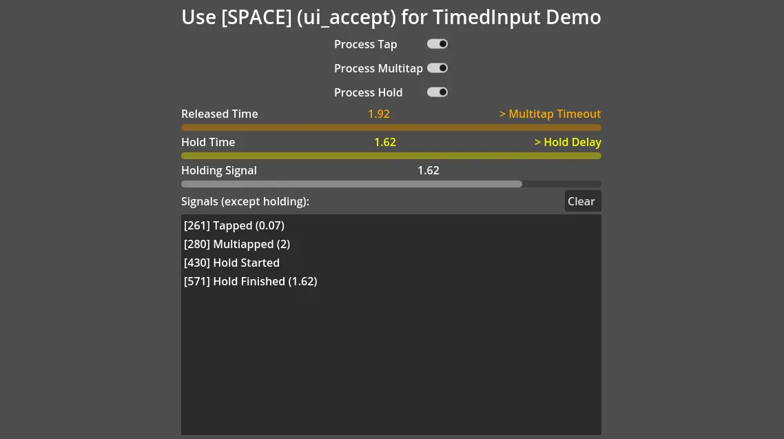 Godot Timed Input hero image