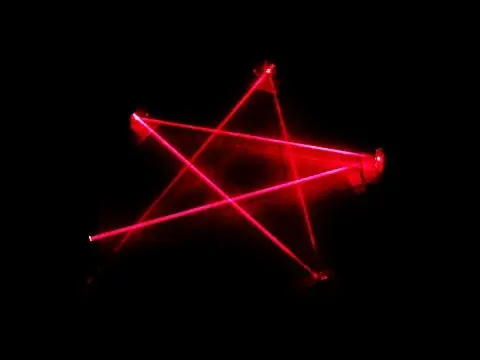 3D reflecting laser Godot. background image