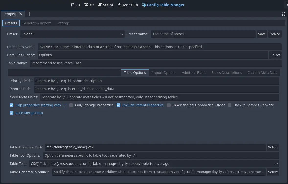 Config Table Manager hero image
