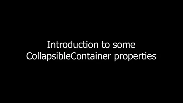 CollapsibleContainer thumbnail image