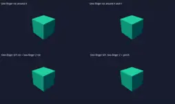 Multitouch Cubes Demo preview image