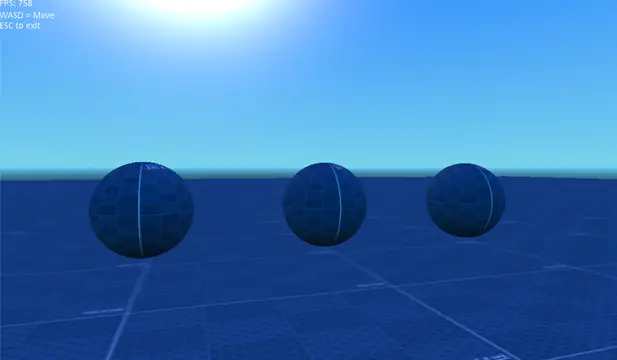 Simple FPS camera background image