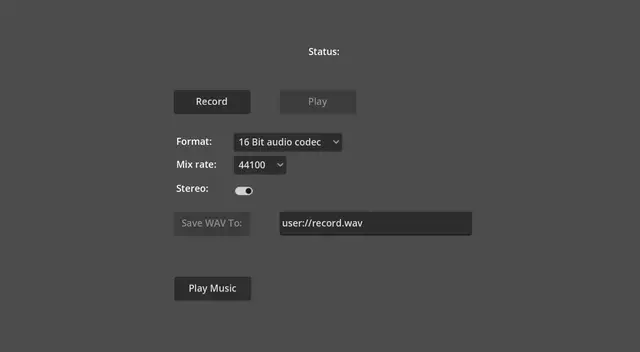 Audio Microphone Record Demo preview image