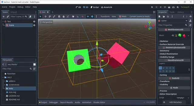 Scene to mesh converter thumbnail image