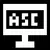 ASCII GUI Screen icon image