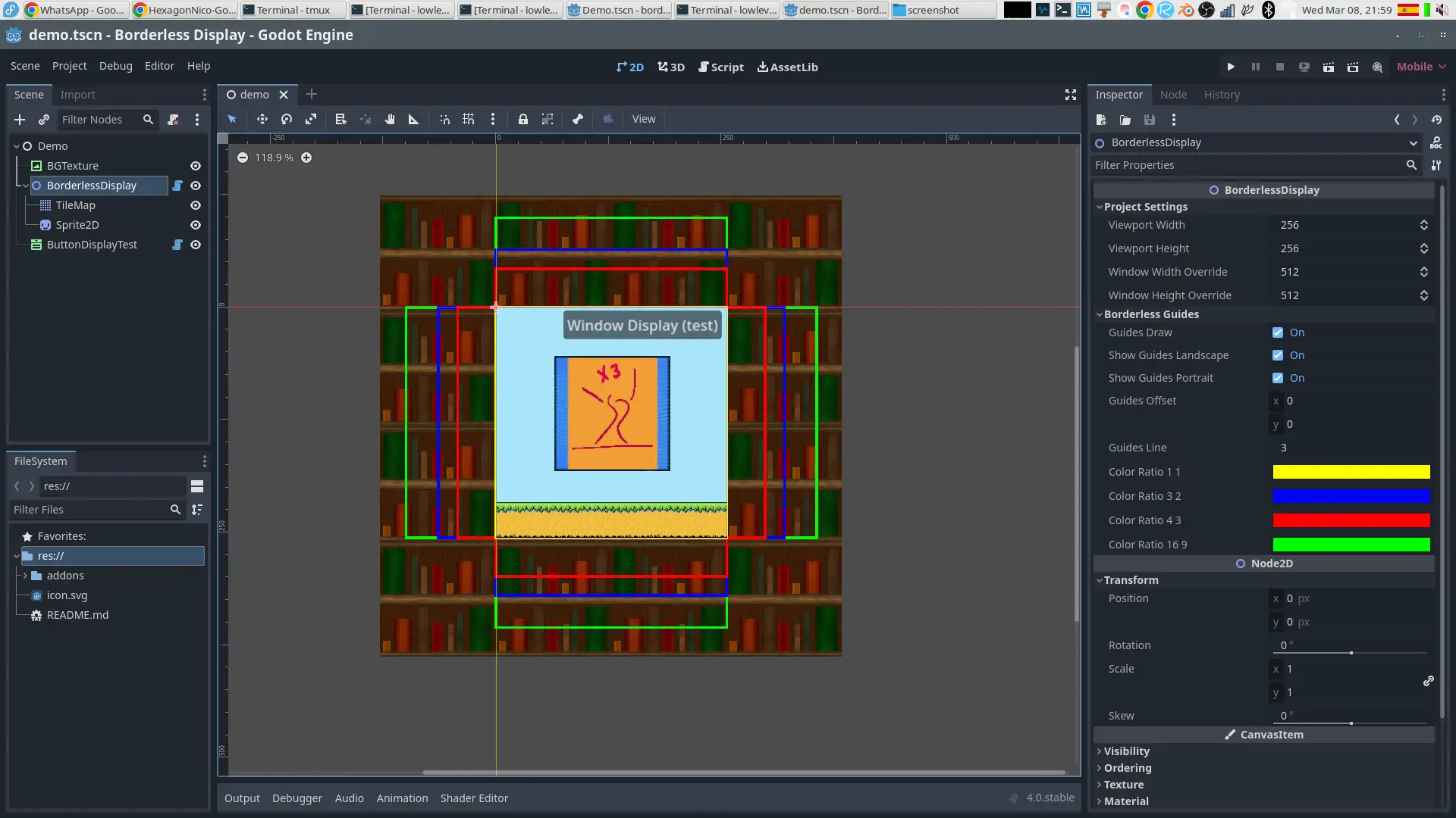 Borderless Display hero image