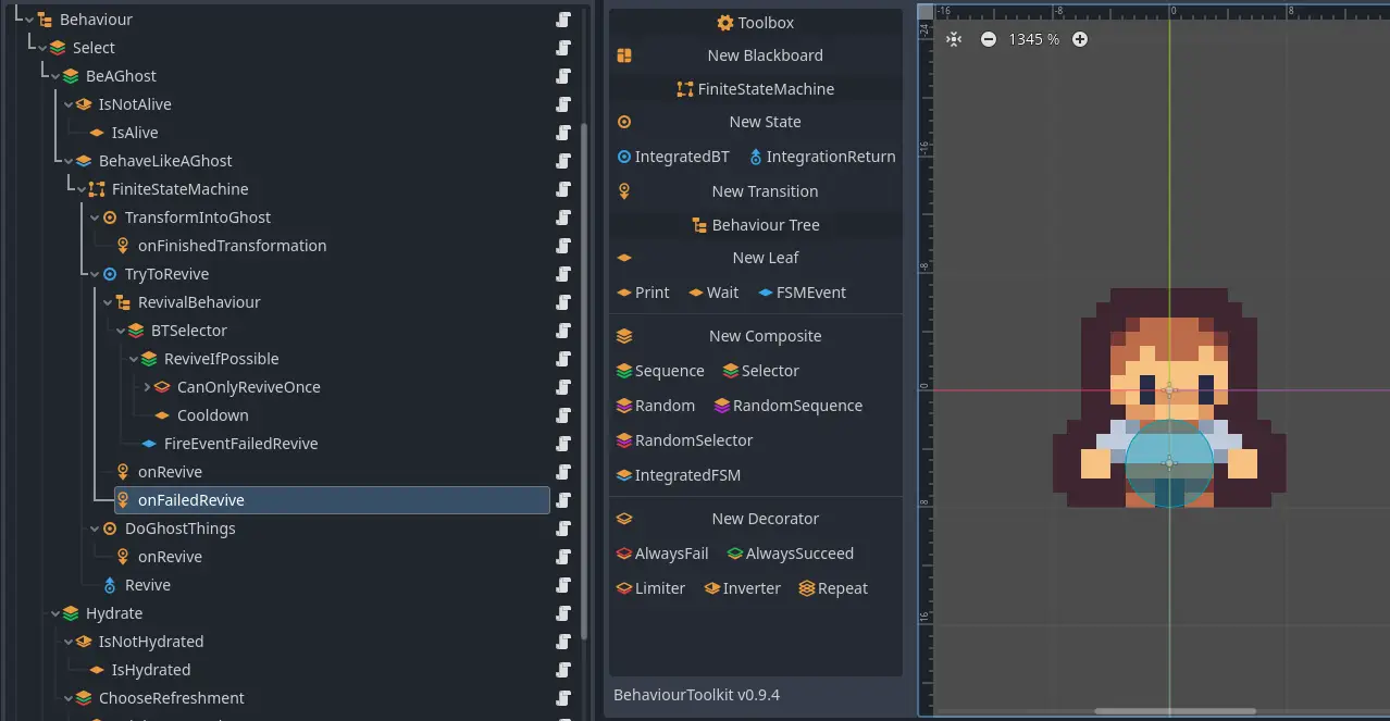BehaviourToolkit - StateMachine and Behaviour Tree for AI & NPCs hero image