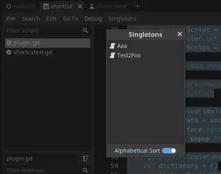 Singleton Scripts Shortcut preview image