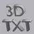 3D Text Plugin icon image