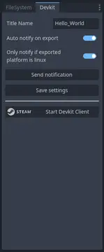 Godot Steam Devkit Notifier preview image
