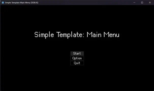 Simple Concept Template: Main Menu thumbnail image