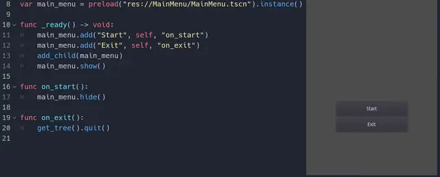 SImpleMenuSystem background image
