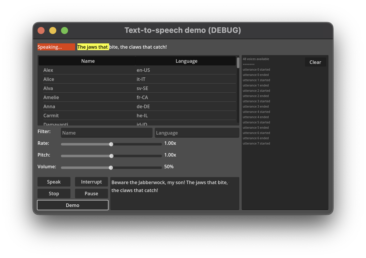 Text-to-Speech (TTS) Demo preview image