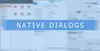 Native Dialogs background image