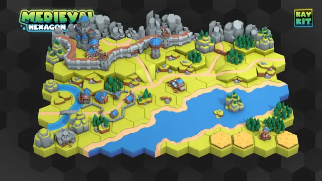 KayKit Medieval Hexagon Pack thumbnail image