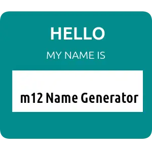 m12 Name Generator hero image