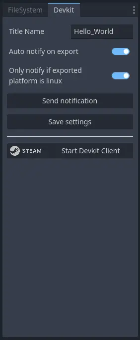 Godot Steam Devkit Notifier hero image