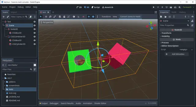 Scene to mesh converter thumbnail image