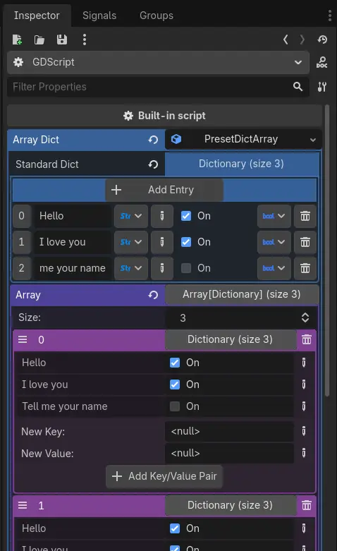 PresetDictArray hero image