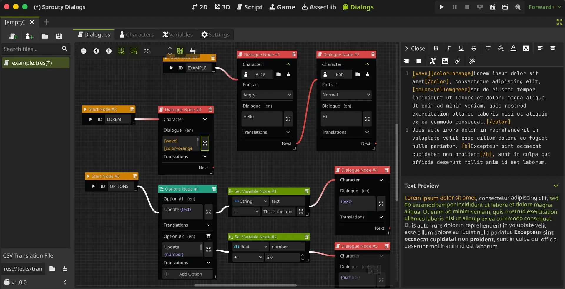 Sprouty Dialogs hero image