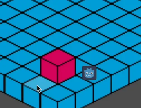 Isometric 2D point and click movement preview image