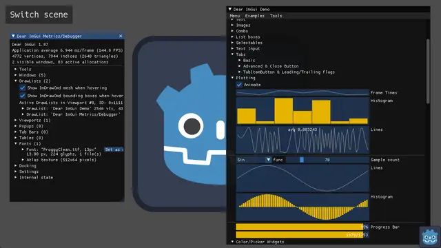 Dear ImGui for Godot preview image