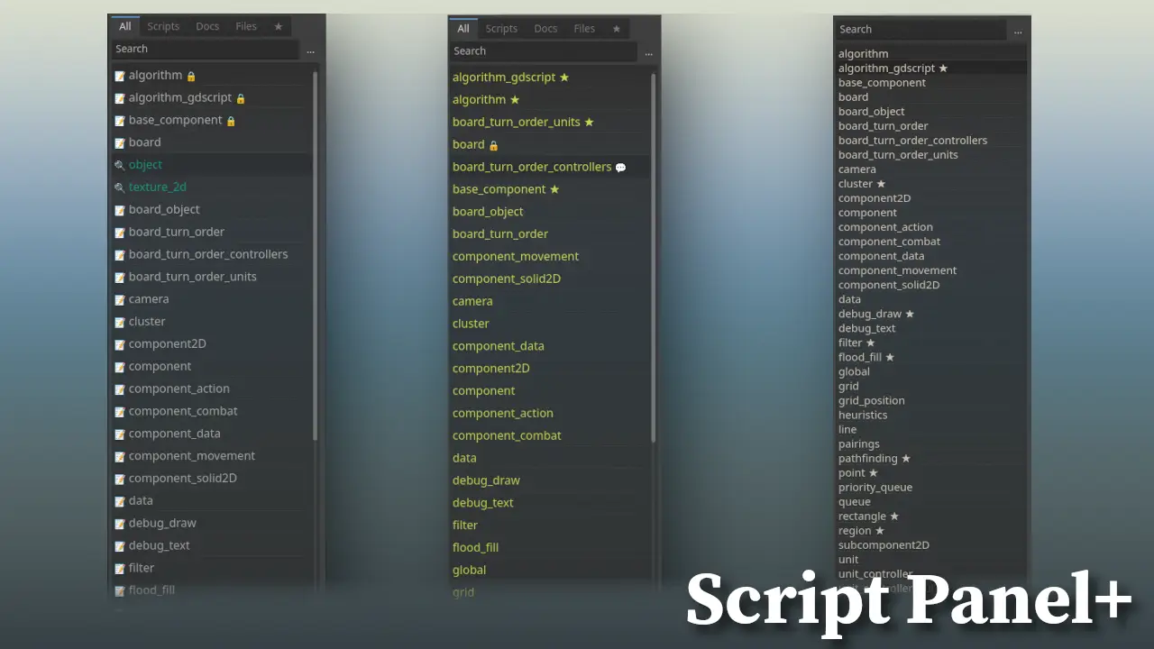 Script Panel + (old version) hero image