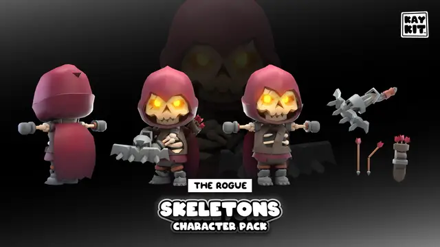 KayKit Character Pack: Skeletons thumbnail image