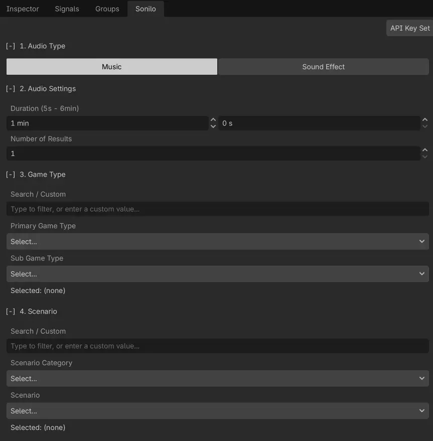 Sonilo Music & Sound Effect Generator hero image