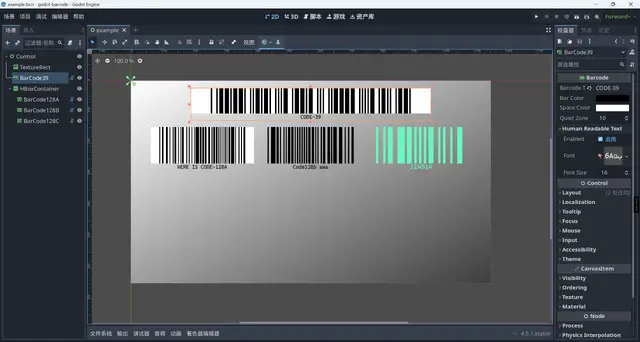 Barcode preview image