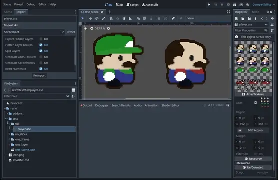 Aseprite Spritesheet Importer thumbnail image