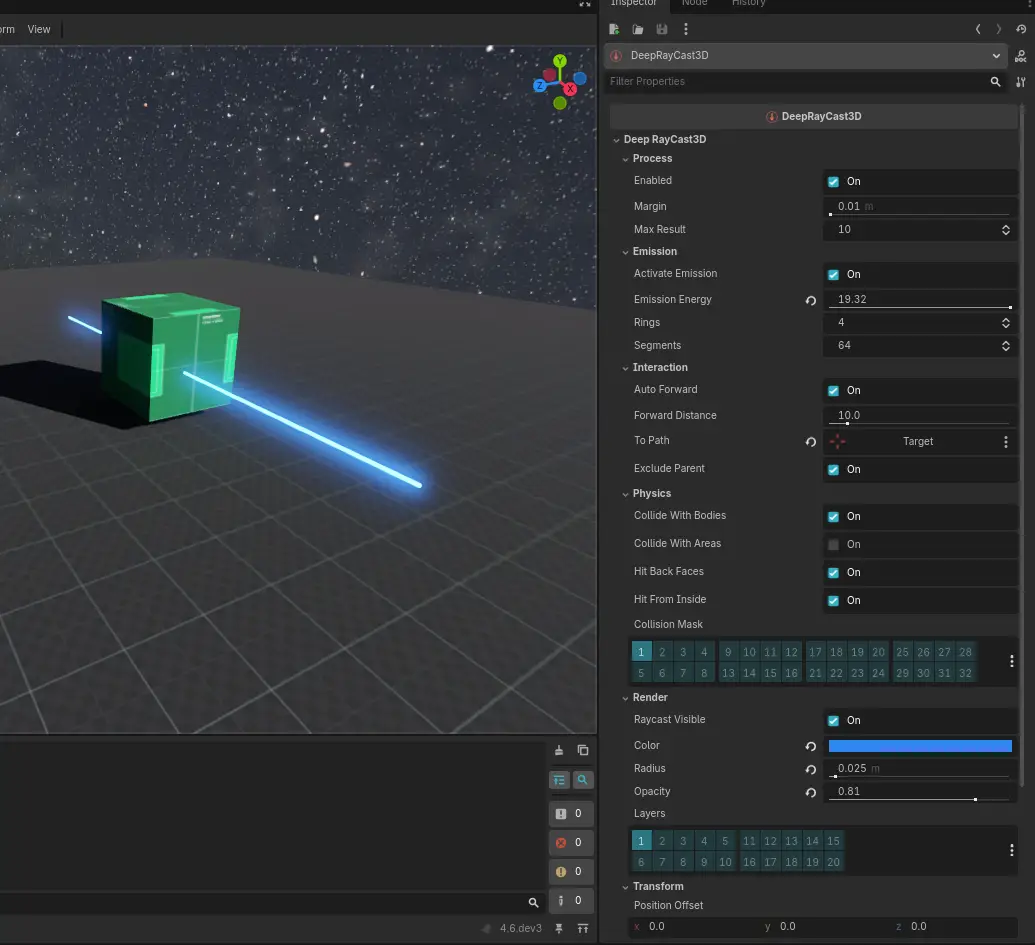 Deep RayCast3D C++ hero image