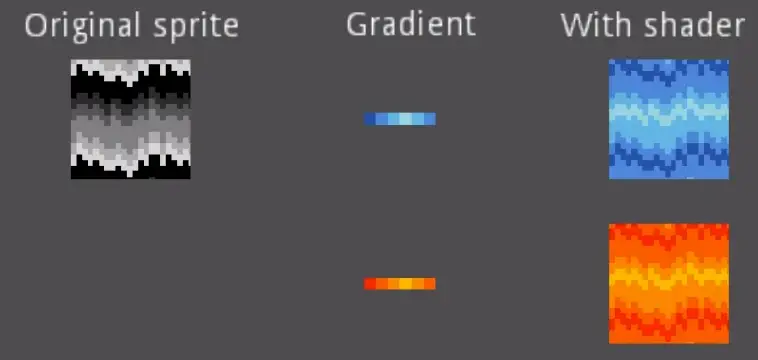 Gradient shift shader (palette-cycling-like) hero image