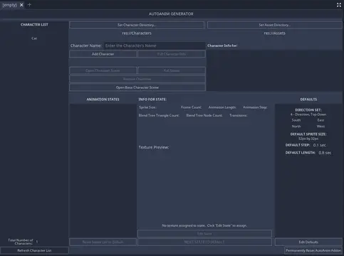 AutoAnim 2D Character Creator for Godot 3.5 preview image