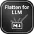 Flatten for LLM icon image