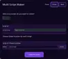 Multi Script Maker thumbnail image