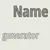 Name generator icon image