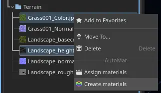 AutoMat plugin - automatically create and assign materials background image